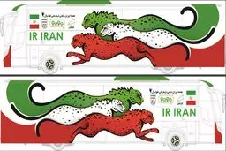 از اتوبوس تیم ملی فوتبال ایران رونمایی شد + تصاویر