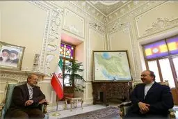 دیدار نوروزی وزیر ورزش و جوانان با رئیس مجلس