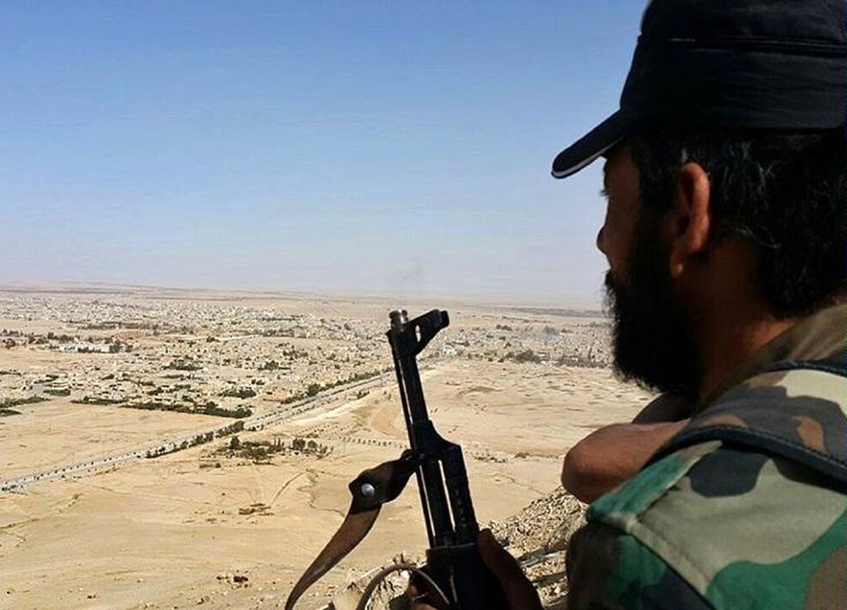 پیشروی ۱۰ کیلومتری ارتش سوریه در جنوب شهر تدمر