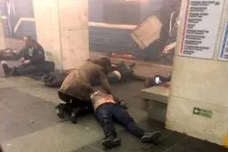 شناسایی عامل انتحاری سن‌پترزبورگ/ اعلام سه روز عزای عمومی/ ۱۴ کشته و بیش از ۵۰ زخمی،‌ آخرین آمار تلفات + عکس و فیلم