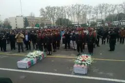 برگزاری مراسم تشییع دو شهید پلیس پایتخت