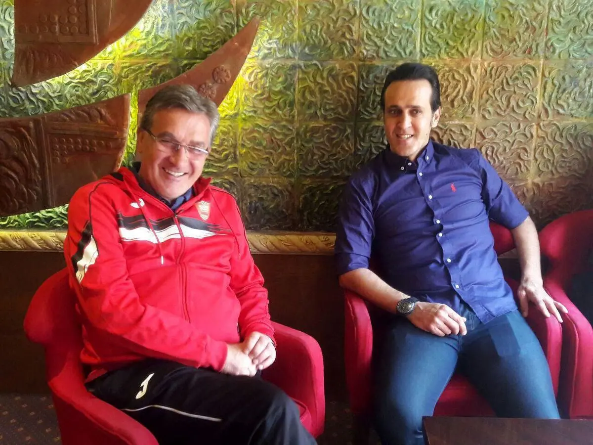 حضور علی کریمی در اردوی سرخپوشان