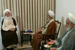 آیت‌‌الله مصباح یزدی با آیت‌الله نوری همدانی دیدار کرد