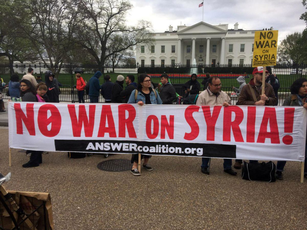 تجمع اعتراضی روبروی کاخ سفید و ۳۵ شهر آمریکا + تصاویر