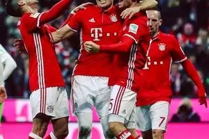 بایرن مونیخ، دورتموند را در هم کوبید