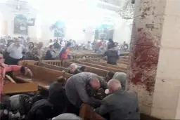 انفجار در ۲ کلیسای مصر؛ ۱۵۰ کشته و زخمی/ داعش مسئولیت انفجارها را برعهده گرفت/ ترور پاپ اسکندریه ناکام ماند