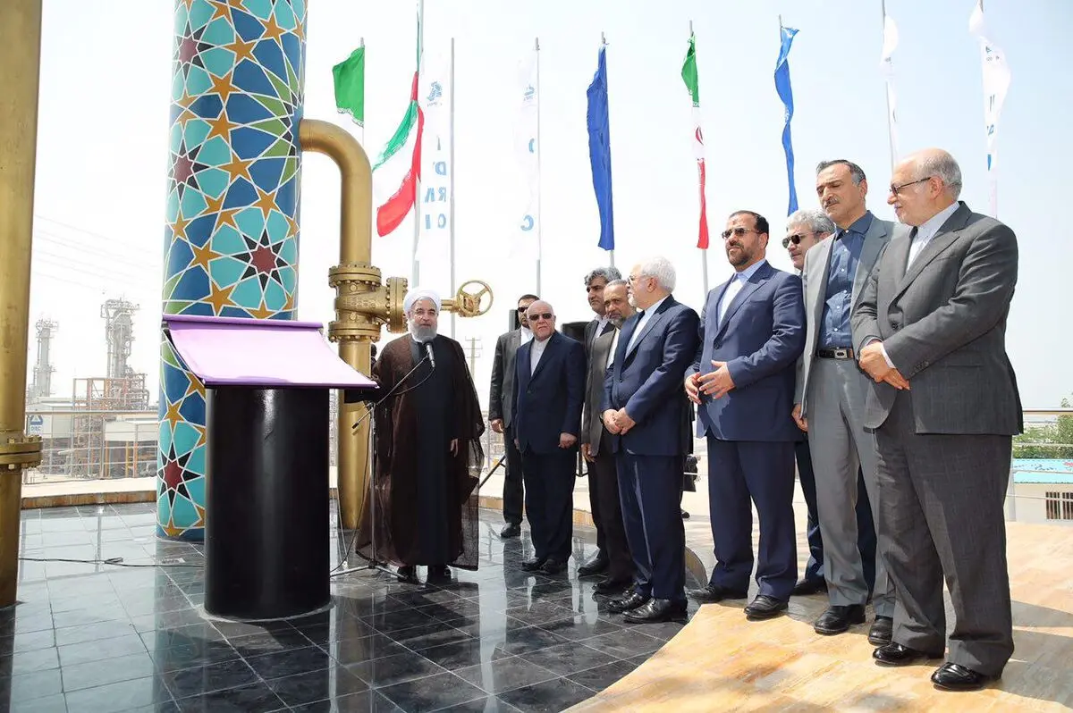 بهره‌برداری از فازهای ۱۷ و ۱۸، ۲۰ و ۲۱ میدان گازی پارس جنوبی در عسلویه آغاز شد