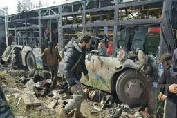 شمار کشته‌های انفجار تروریستی حلب به ۱۲۵ نفر رسید/ ۶۸ کودک در بین قربانیان