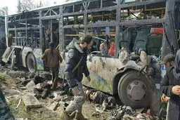 شمار کشته‌های انفجار تروریستی حلب به ۱۲۵ نفر رسید/ ۶۸ کودک در بین قربانیان