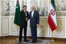 رایزنی ظریف و همتای ترکمن درباره توسعه همکاریهای اقتصادی و تسهیل در صدور روادید
