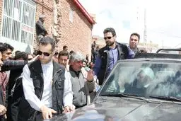 بازدید روحانی از مناطق سیل‌زده آذربایجان شرقی + تصاویر