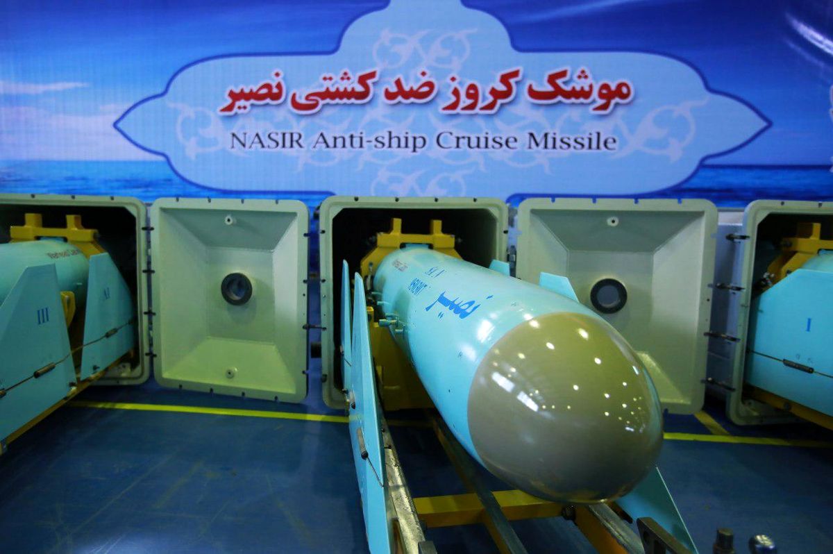 تحویل انبوه موشک جدید کروز ضد کشتی "نصیر" به نیروی دریایی سپاه + فیلم و تصاویر