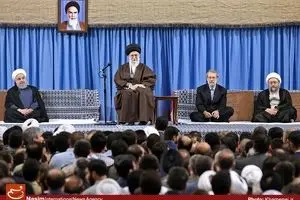 دیدار مسئولان نظام با رهبر معظم انقلاب