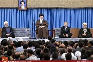 دیدار مسئولان نظام با رهبر معظم انقلاب