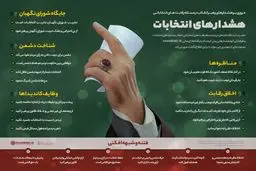 هشدارهای انتخابات