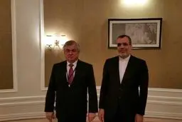 بررسی آخرین تحولات سوریه در دیدار جابری انصاری و لاورنتیف