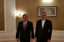 بررسی آخرین تحولات سوریه در دیدار جابری انصاری و لاورنتیف
