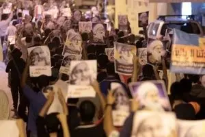 فدائیان آیت‌الله شیخ عیسی قاسم به میدان آمدند+ فیلم