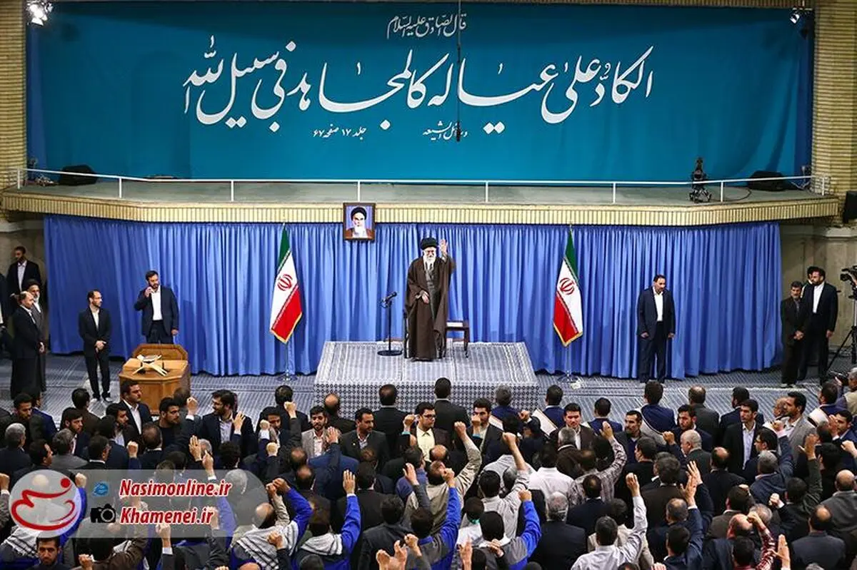 دیدار جمعی از کارگران با رهبر معظم انقلاب