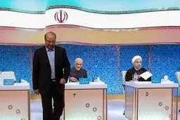 تحلیل نزدیکان دولت از مناظره؛ پاس گل جهانگیری و روحانی به قالیباف