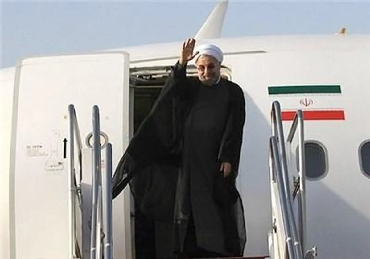 روحانی وارد استان گلستان شد