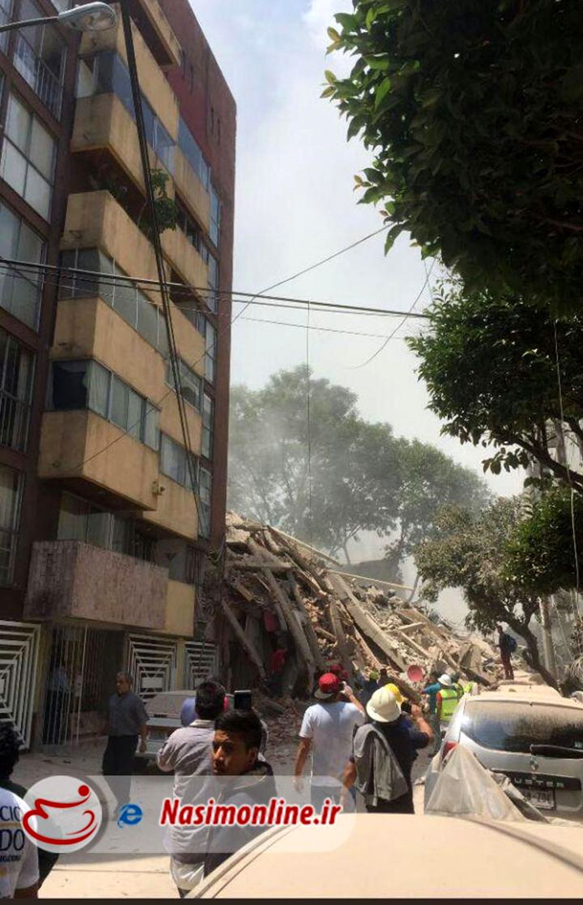 خسارات زلزله ۷.۱ ریشتری در مکزیک
