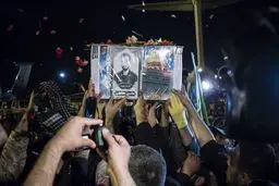 ورود پیکر شهید حججی به کشور