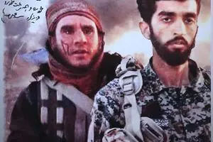 دستخط رهبر معظم انقلاب بر تصویر شهید محسن حججی