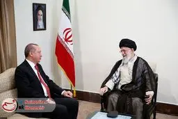 دیدار رئیس جمهور ترکیه با رهبر معظم انقلاب
