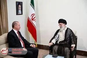 دیدار رئیس جمهور ترکیه با رهبر معظم انقلاب