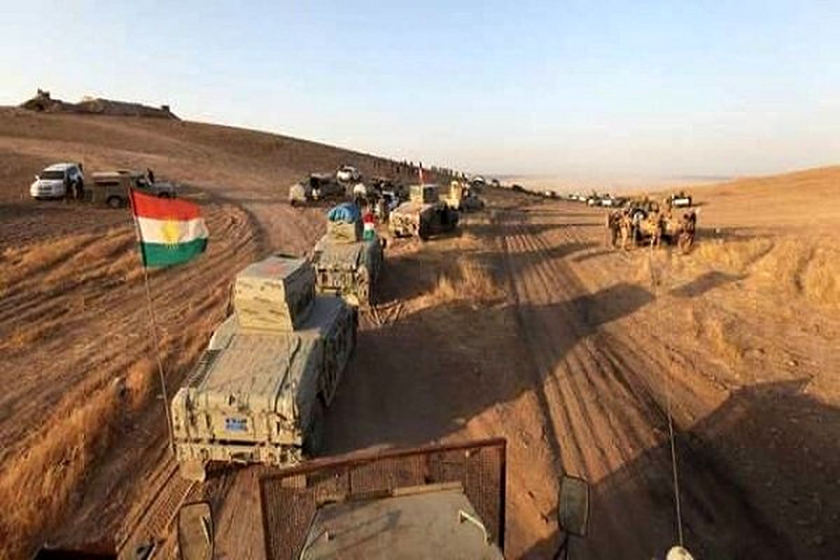 اعزام نیروهای کمکی پیشمرگه به ۴ منطقه در کرکوک