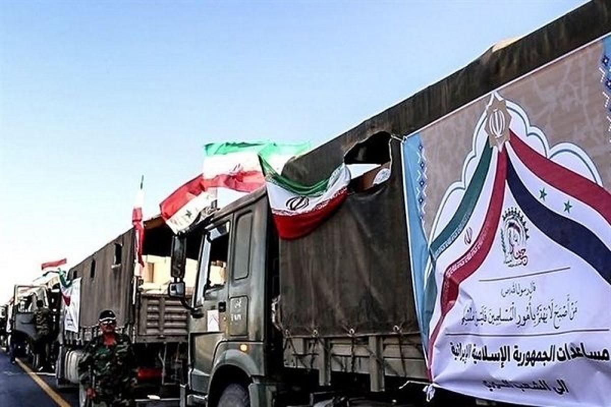 کاروان کمک‌های بشردوستانه ایران وارد شهر «دیرالزور» سوریه شد