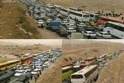 حال و هوای زائران در مرز مهران - هم اکنون