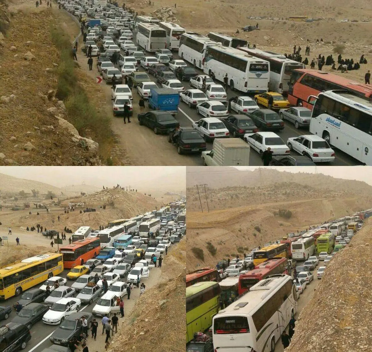 حال و هوای زائران در مرز مهران - هم اکنون