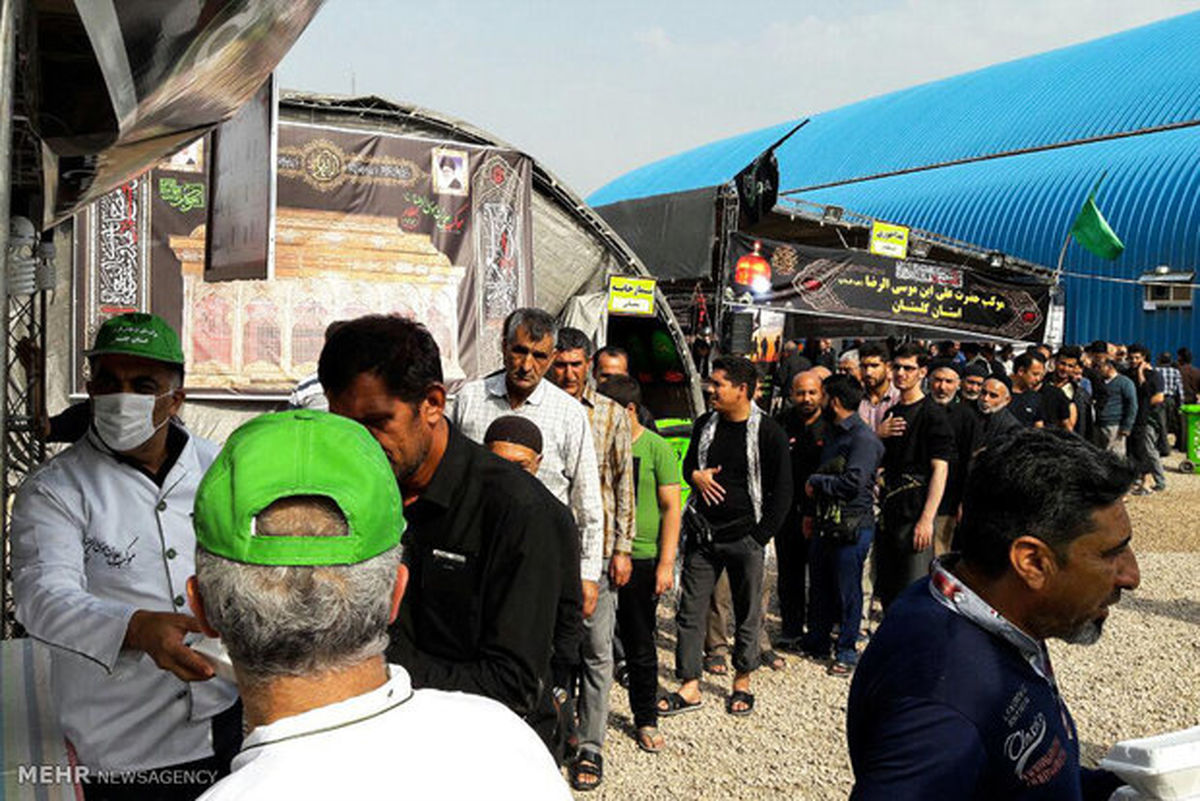 خدمات ۲۴ ساعته کارکنان گمرک به زائران حسینی