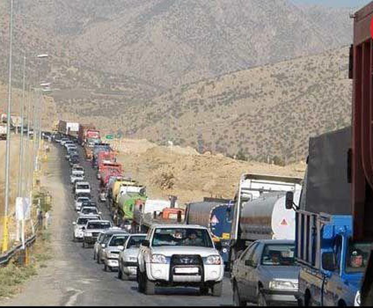 تردد در محورهای استان کرمانشاه روان است/محدودیت تردد وسایل نقلیه شخصی برقرار است