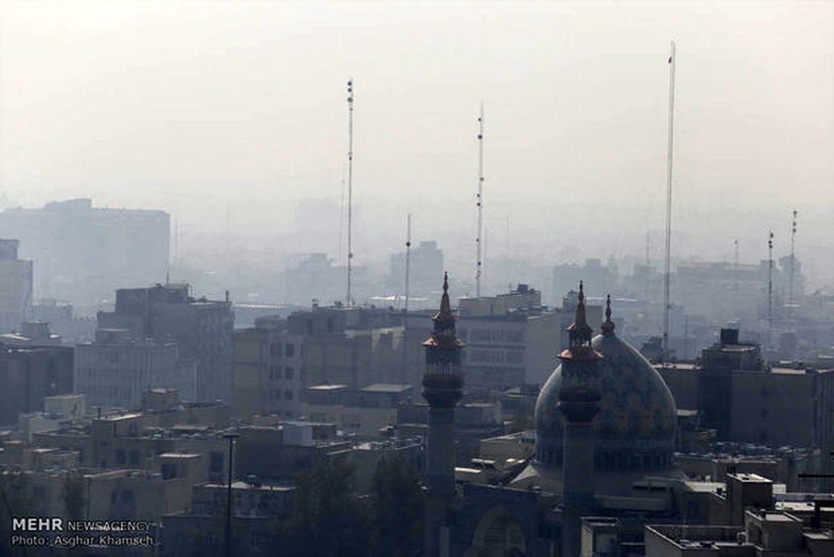 هوای تهران برای گروه‌های حساس ناسالم است