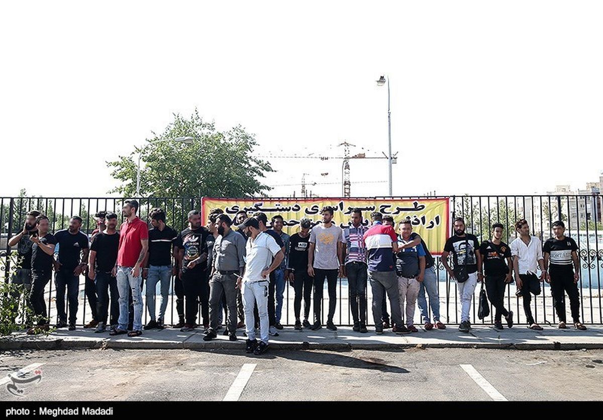 دستگیری اوباش تهران در عملیات پلیس پایتخت