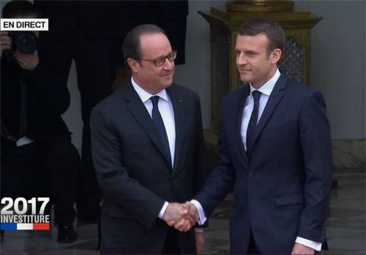 ماکرون سوگند یاد کرد/ جوان‌ترین رئیس‌جمهور فرانسه در الیزه قدرت را در دست گرفت + تصاویر