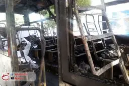 آتش‌سوزی مرگبار مینی‌بوس در اتوبان سعیدی تهران/ صبح امروز ۴ نفر در آتش جان باختند