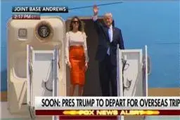 ترامپ وارد ریاض شد/ ملک سلمان شخصا به استقبال رئیس‌‌جمهور آمریکا رفت