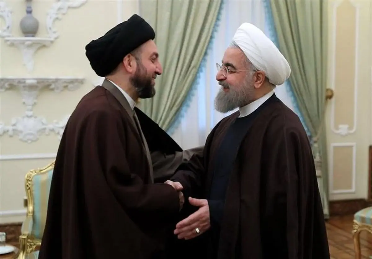 سید عمار حکیم انتخاب مجدد روحانی را تبریک گفت