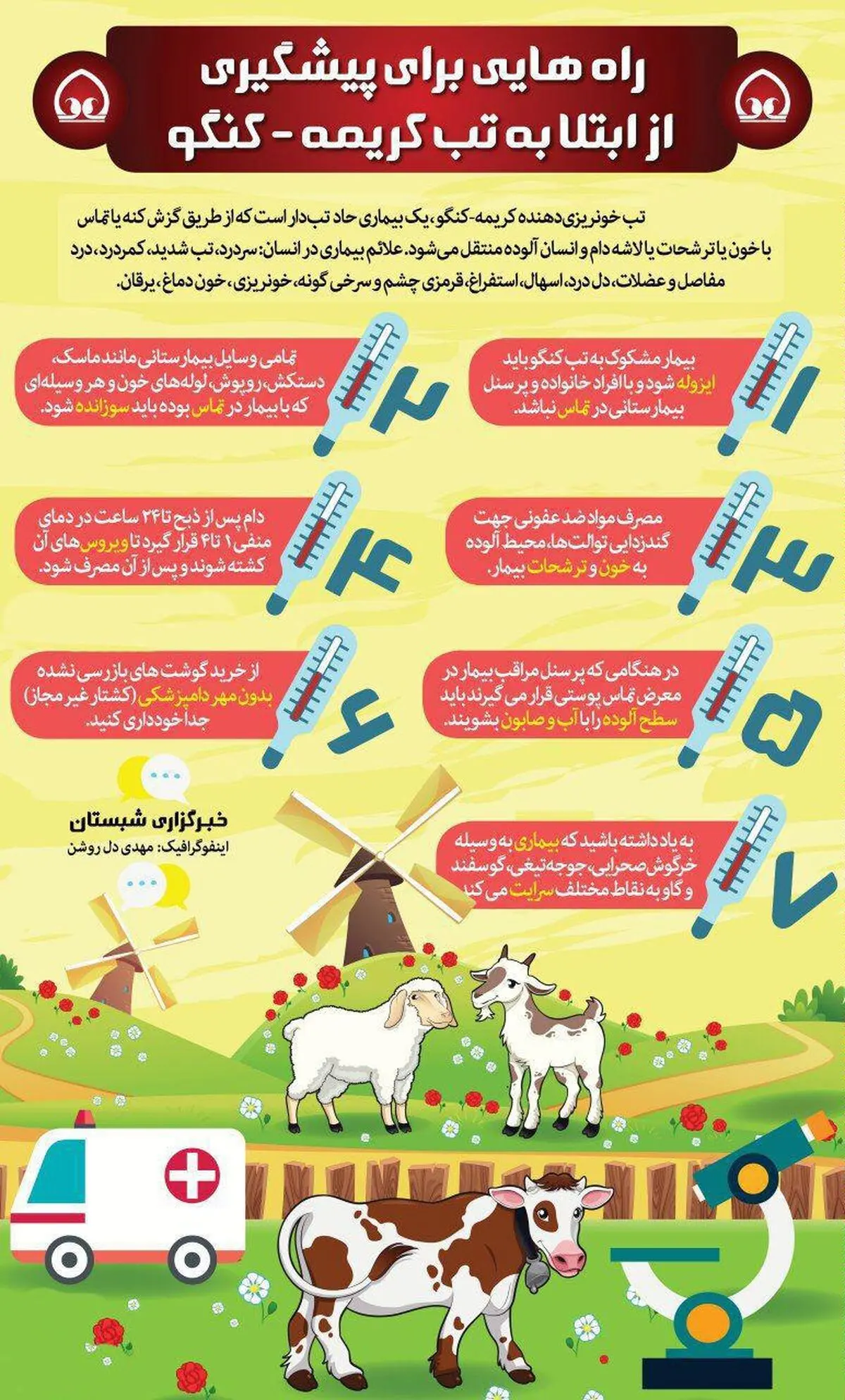 راه‌های پیشگیری از ابتلا به تب کریمه-کنگو