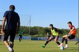 ادامه تمرینات تیم ملی فوتبال در اتریش با ۱۱ بازیکن + تصاویر