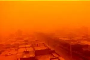 تندباد برق اهواز را قطع کرد