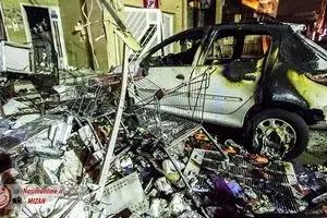 انفجار مهیب و آتش‌سوزی در بلوار نصر شیراز