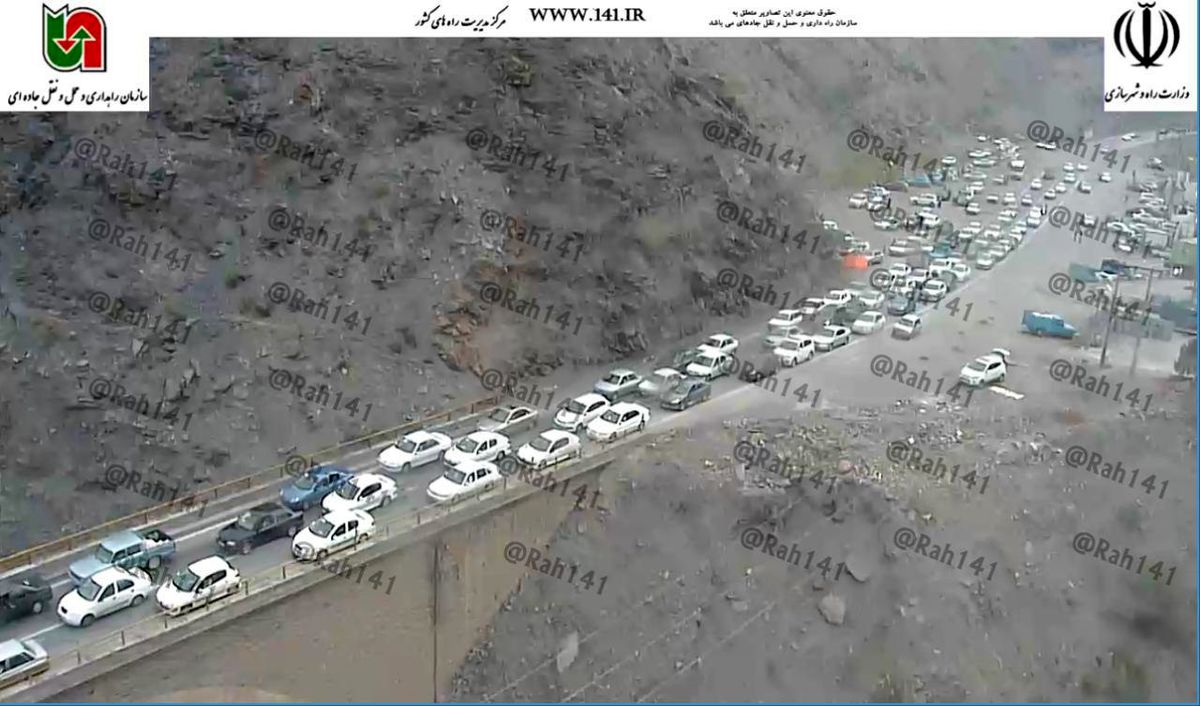 ترافیک نیمه‌سنگین در آزادراه‌های کرج- تهران و کرج- قزوین