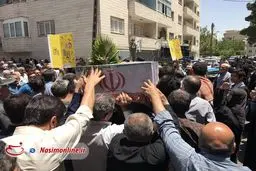 تشییع پیکر شهید سیدمهدی تقوی از شهدای حادثه تروریستی مجلس