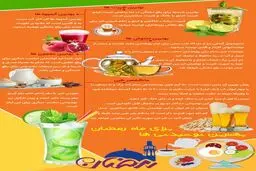 بهترین نوشیدنی‌ها برای ماه رمضان