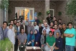 بازدید مدیر شبکه نسیم از پشت صحنه سریال 